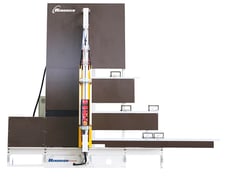 Hendrick #SPN1, Vertical Beam Saw, 6'/8'/10' cuts, 7.5 HP, variable speed carriage, new