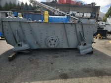 72" x 168" Deister, vibrating screen single deck