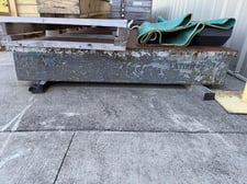 288" x 72" x 12" Cast Iron Layout Table