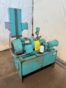 7.5 HP Hydraulic Pump Unit w/ Reliance motor, 230/460 V., 1165 RPM, Fr.254T