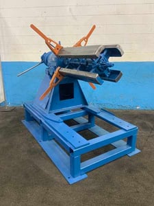 6000 lb. Littell #60-36, non-motorized coil reel, 36" width, 16"-20" ID, 60" outside dimensions, manual