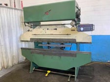 35 Ton, DiAcro #16-96, mechanical press brake, 8' overall, 62" between housing, 2" stroke, 6" throat, 3 HP, 1