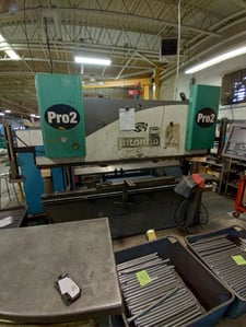 100 Ton, Piranha #Pro-2, CNC Hydraulic Press Brake, 8' overall, 78" between housing, 8" stroke, 14" OH, 6"