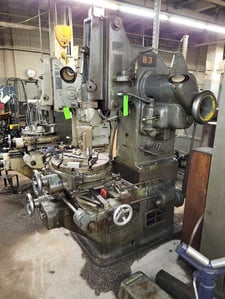 6" Pratt & Whitney #B, vertical slotter, 0-6" stroke of ram, 15" table to ram, 10" vertical adjustment of