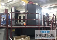 OKK #HM-1250S, 4-Axis, Fanuc 310i-SA, 67" X, 55" Y, 49" Z, 2 APC 49" pallets, 60 automatic tool changer, thru