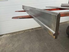 72-1/8" L, Male top 90&deg; press brake die, 1-1/8" die width, 3-1/4" die height