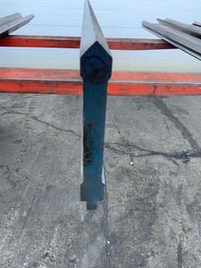 72" L, Male brake die, 1-1/8" die width, 7-1/4" die height, 1/2" tang