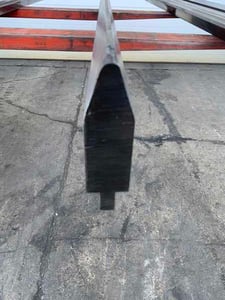 80" L, Male acute brake die, 1-3/8" die width, 4-1/8" die height, 1/2" tang
