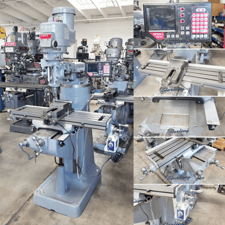 Bridgeport #Series-I, vertical mill, 9" x42"tbl., 30" X, 60-4200 RPM, variable speed head, X-Axis table power