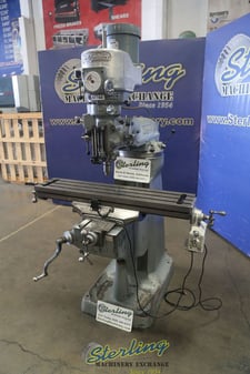 Bridgeport #Series-I, vertical mill, 9" x42"tbl., 30" X, 60-4200 RPM, variable speed head, X-Axis rapid power