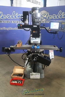 Bridgeport /Hardinge #Series-I, vertical mill, 9" x48"tbl., variable speed, scraped & chrome ways, Acu-Rite