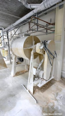 Paul O Abbe #PMU-6, Pebble Mill, 112 gallon Carbon Steel, 31" ID x 35.5" L, 7.5 HP