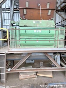 CPM #DPHX1600-84, roller cracking mill, 125 HP, 1800 RPM, Carbon Steel, 2x 16" diameter x 84" long, 2020