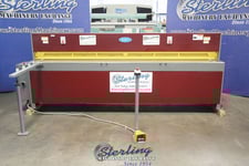 14 gauge x 10' GMC #EPS-1014M, hydraulic shear, 26 SPM, 30.5" work table height, 24" front support arm, 60"