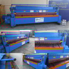 3/8" x 12' Niagara #912, mechanical shear, 36" Back Gauge, 17 holddown, 5/16" rake angle, 50 SPM, 15 HP