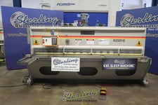 1/4" x 10' Accurshear #625010, hydraulic power shear, 1" x 3" x 124" blade, 23-48 SPM, 5/16" rake angle, 16