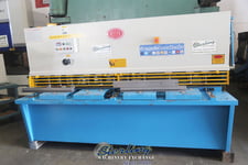 1/4" x 10' Heller #HSC1025, heavy duty hydraulic shear, 20" throat, 39" work table height, 24" front support