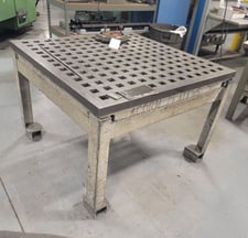 4' x 4' Acorn, welding table, stand