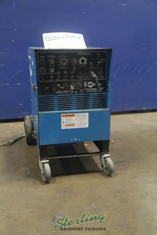 Miller #Syncrowave-250, AC/DC tig welder, 250 Amp., 21 KVA, cart w/ wheels