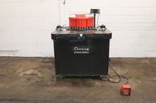 1/8" x 9.84" x 9.84" Amada #CSW-250, Notching Machine, 1.91" stroke, 42 SPM, 230/460 V, 3-Ph., 1988