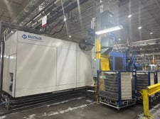 2360 Ton, 170 oz., Haitian #MA21000-10500, servo-hyd horizontal plastic injection molder, 68.8" x 62.9" tie