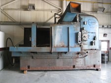 Blanchard #42-84, vertical rotary surface grinder, 84" electromagnetic chuck, 96" swing inside guards, 36"