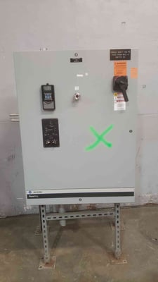 100 HP Allen-Bradley, PowerFlex-753, AC VFD, 124A, 480 Volts, 3PH, 2011