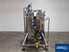 66 gallon DCI Reactor, Hastelloy C22, 250L, 45 psi, 150 psi jacket, 28" diameter x 24" straight side, dish
