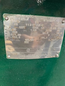 150 HP 1775 RPM U.S. Motors, Frame H444TP, VHS, vertical hollow shaft, 175% EHT, WEATHER PROTECTION 1, RU