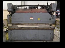 110 Ton, Pacific #J110-10, hydraulic press brake, 10' overall, 102" between housing, 13" open, 28" Back Gauge