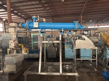 26 sq.ft., 100 psi shell, 90 psi tube, Pfaudler, Tantalum Shell and Tube Heat Exchanger, 8" x 60" tube