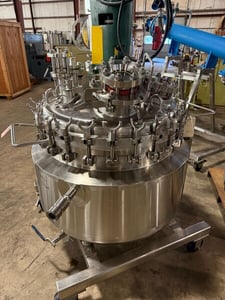 100 Gallon Northland Stainless, Hastelloy C-276 Reactor, 38" id x 49" high, 100/FV psi @ 450&deg;F, 150 psi @