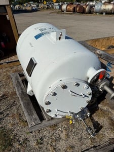 150 Gallon Steel-Pro Inc., Stainless Steel Pressure Vessel, 36" diameter x 36" straight side, 45 psi @