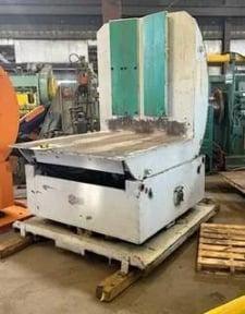 20000 lb. Gifford Hill, Rotating Coil Upender, 60" V deck, 72" outside dimension, 102" overall, AS IS