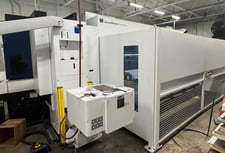 Trumpf #TruMatic-1000, combo fiber laser & punch, 3000 watt, 18.5 ton, with AK05 loading table, 2018