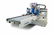 Alberti #Vector CN class feed throught CNC drilling machine