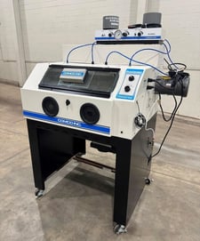 30.5" x 15" x 14" Comco #Procenter-CTR101-1, microblaster, 40-120 psi, 2 nozzles, 2010