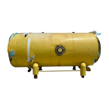3385 Gallon Industrial Service & Fabricators #HA-72-185, Horizontal Ammonia Accumulator, 72" diameter x 144"