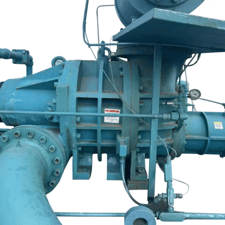 Frick #TDSH355S, Rotary Bare Screw Compressor, R-717 Refrigerant, 3600 RPM, 350 psi, 1996