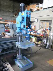 Clausing Ibarmia #B-45, Geared Head Drill Press, 3 HP, 73-1415 RPM, 230/460 V., 7.87" stroke, (2 available)