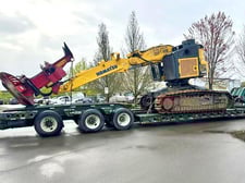 Komatsu #XT460L-3, feller-buncher, FAE mulching head and hot saw, 300 HP @ 2000 RPM Cummins engine, 2017