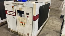 235 cfm, 125 psi, Gardner Denver, turn valve rotary screw air compressor, 50 HP, air cooled oil & after cooler