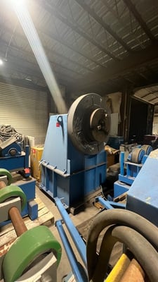 10000 lb. Headstock, Preston-Eastin #HS-100, with 48" round table & adjustable outboard