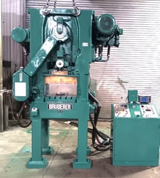 30 Ton, Bruderer #BSTA25, .5" -1.5"stroke, 9.17"Shut Height, 2" adjustment, 100-1500 VSPM, 1981