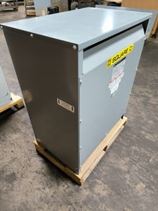 45 kVA 480 Primary, 480Y/277 Secondary Square D EE45T1814HBCU, Sorgel Transformer, 54.1 Amp, 2-3R