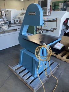 Lockformer Bett-marr #24S, Vertical Band Saw, 24" throat, 0.8 HP, 1ph, 110 V., 1800 RPM