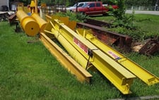 1 Ton, Base Mount Jib Crane, 12' x 14' boom