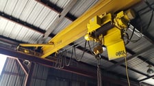 5 Ton, Yale, wire rope under running 24' lift 2S, 230/460 V.