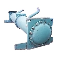 175 sq.ft., 350 psi shell, 350 psi tube, York, Shell and Tube Condenser Barrel, 2 passes, 16" shell diameter