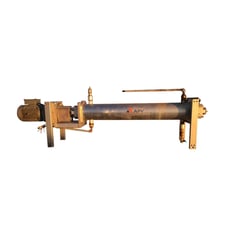 9.4 sq.ft., APV, Scraped Surface Heat Exchanger, 6" x 72" Cylinder size, 6600-11000 lb/hr, 300°F Temp.